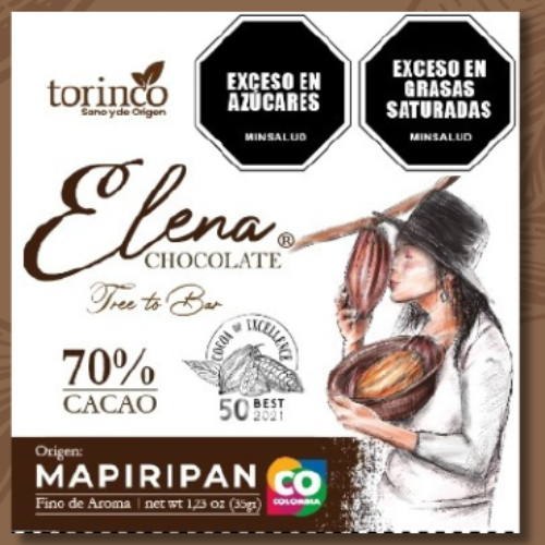 Barra de Chocolate. Cacao de Mapiripán.